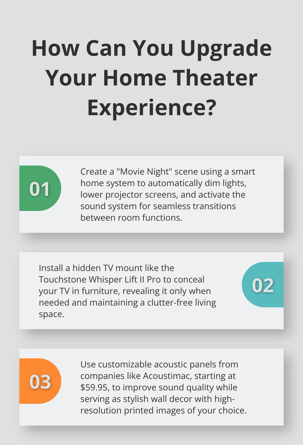 Fact - How Can You Upgrade Your Home Theater Experience?